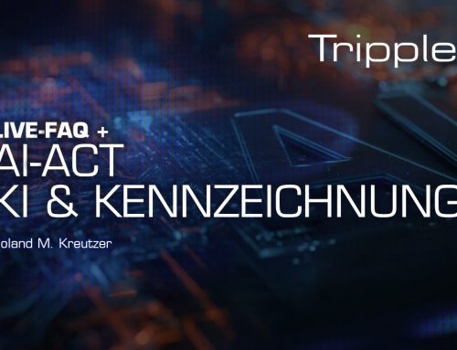 KI kennzeichnen? Und FAQ am Montag, 15 Uhr
